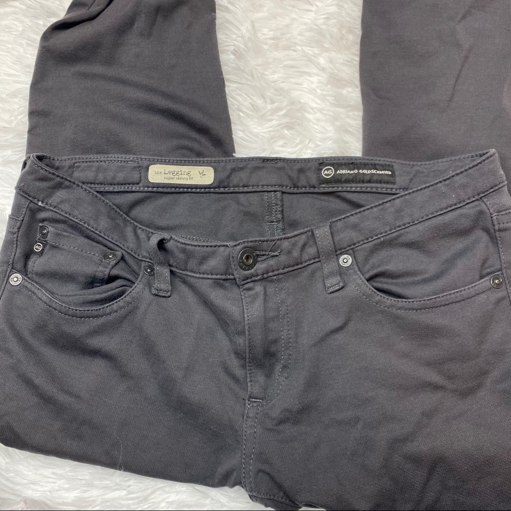 Adriano Goldschmied Charcoal Grey ‘The Legging’ Jegging Skinny Jeans - Picture 7 of 15